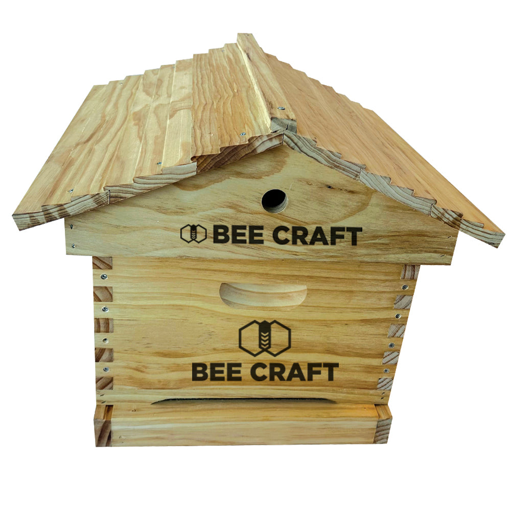 Beecraft Hobbyist Beekeeping Kit - Single box with gabled lid - Ecrotek ...