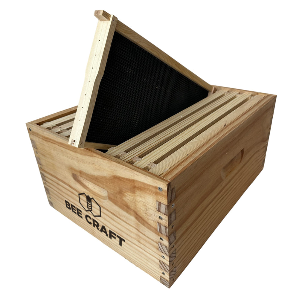 Beecraft Hobbyist Beekeeping Kit - Single box with gabled lid - Ecrotek ...