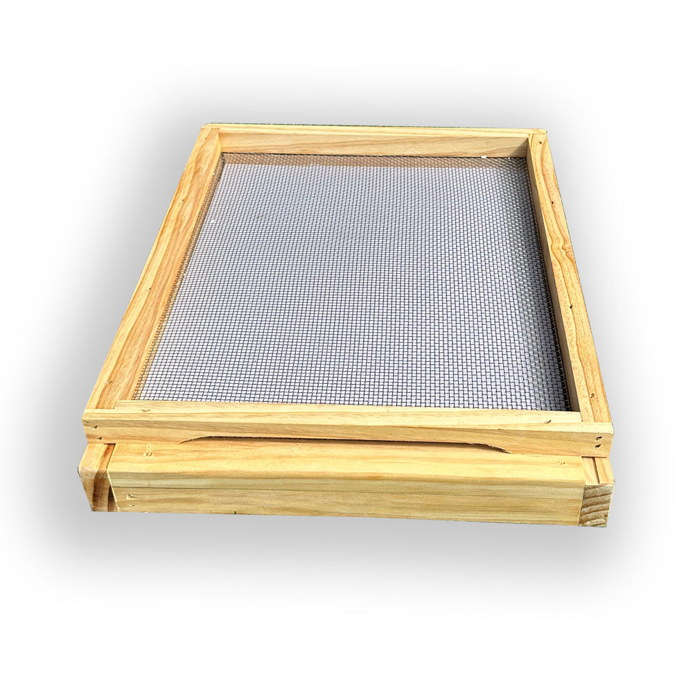 Wooden Bottom Board with varroa surveillance  - 10 Frame