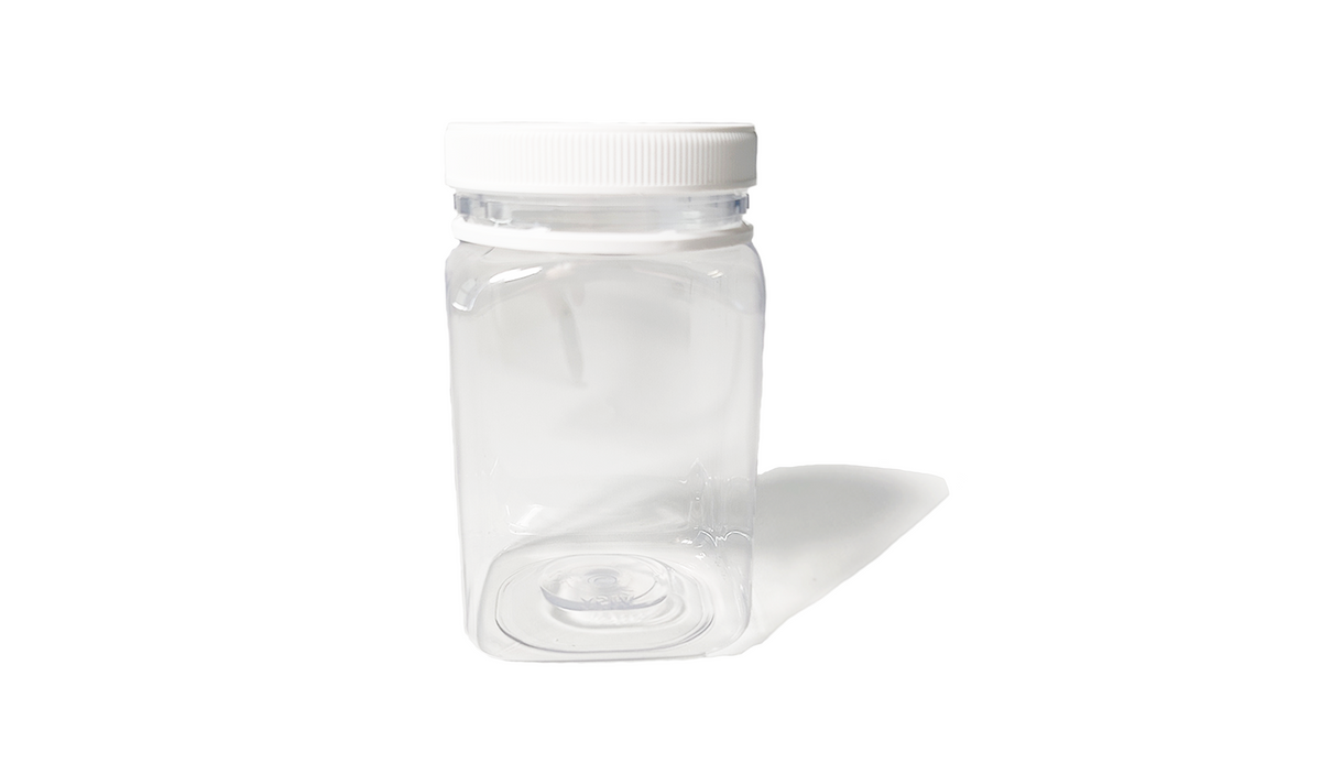 400ml Plastic Square Honey Jar