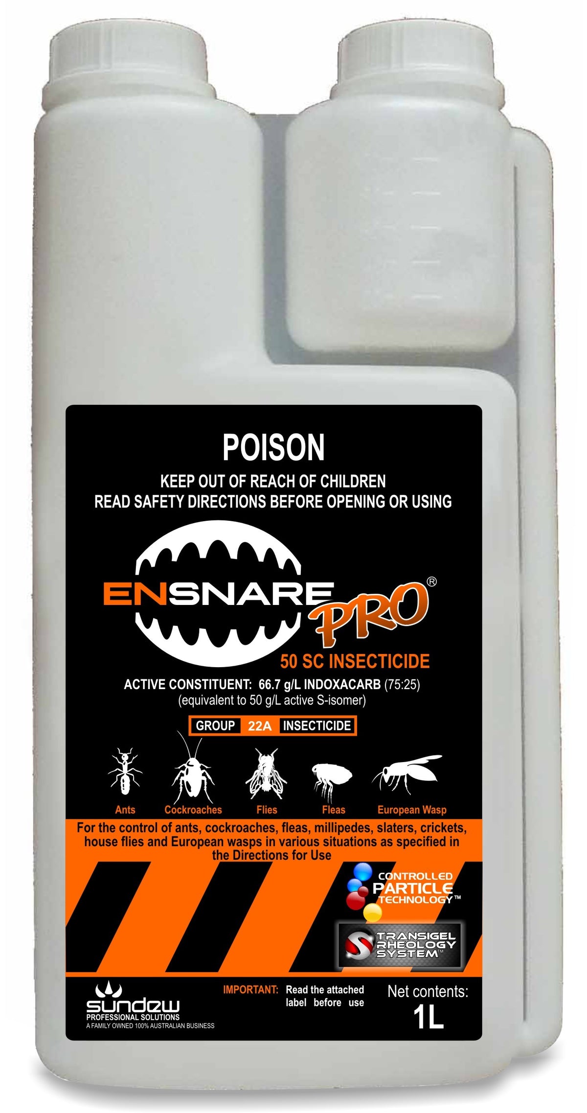 ENSNAREPRO 1L - Use with VESPEX Wasp Lure