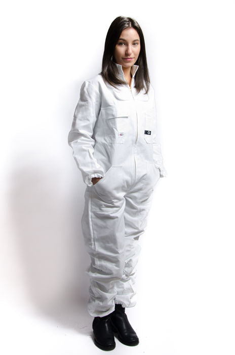 Women&#39;s Bee Suit - No Hood (White)