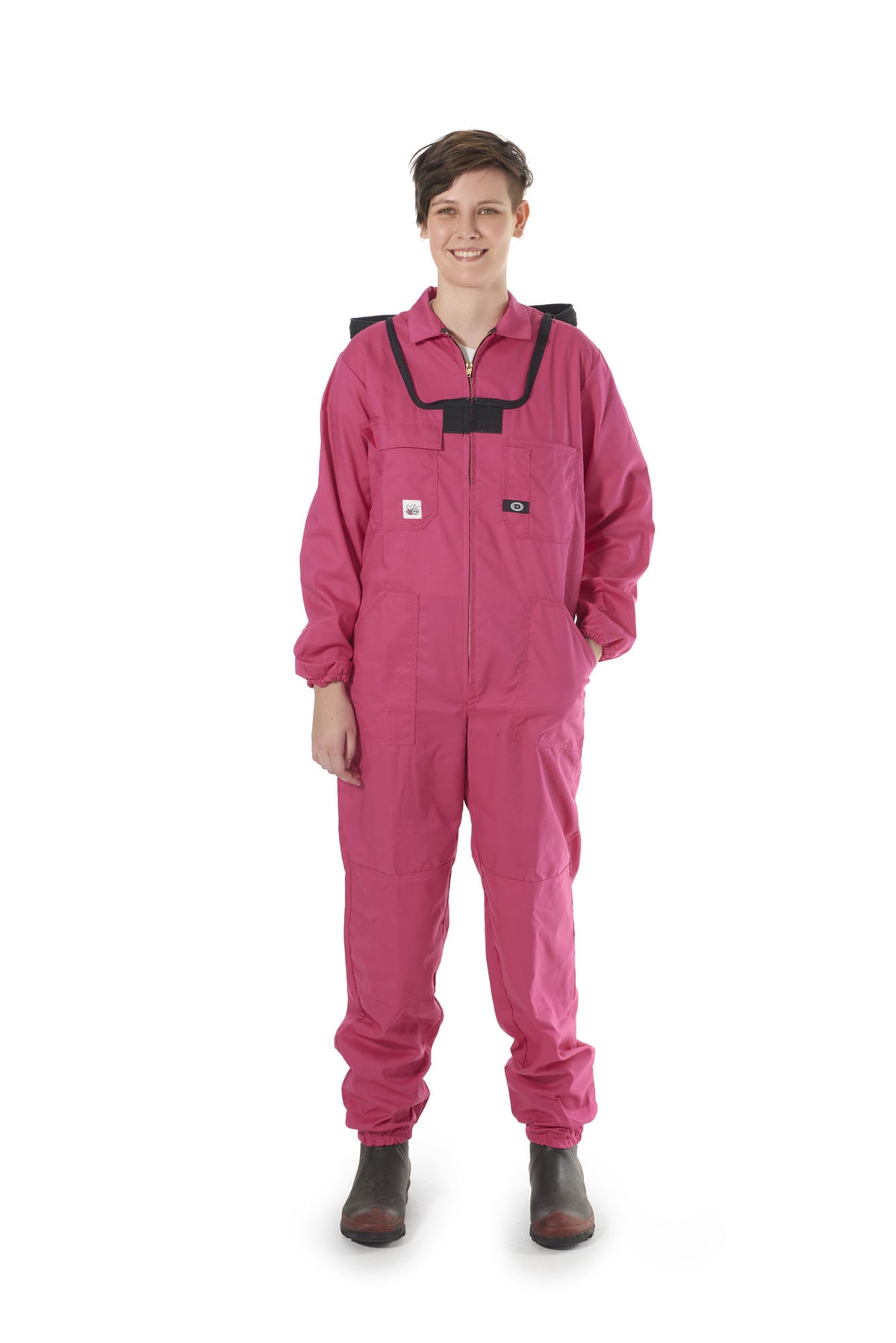 Women&#39;s Bee Suit with Folding Hood (Pink)