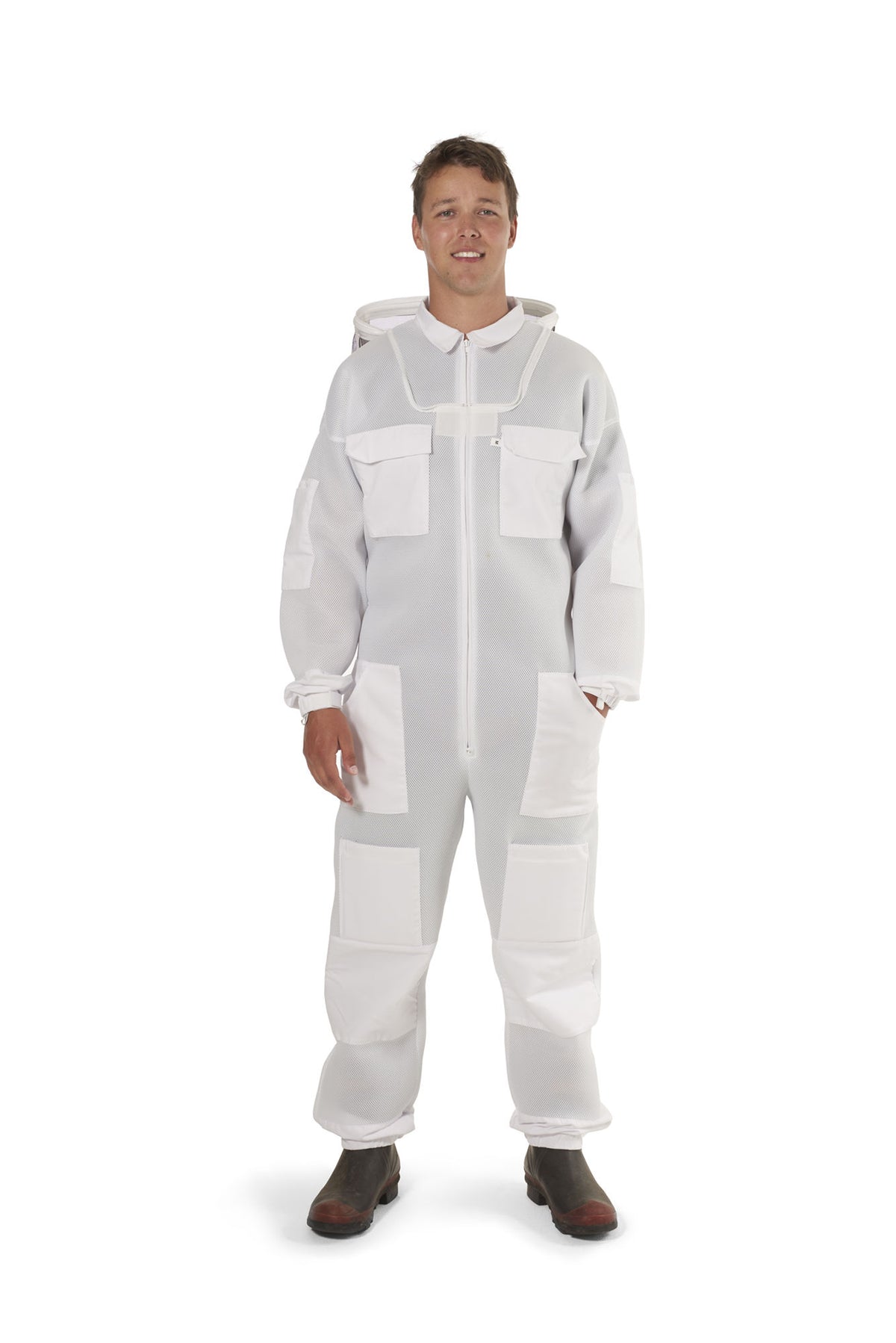 Lightweight Vented Beesuit with Folding Hood